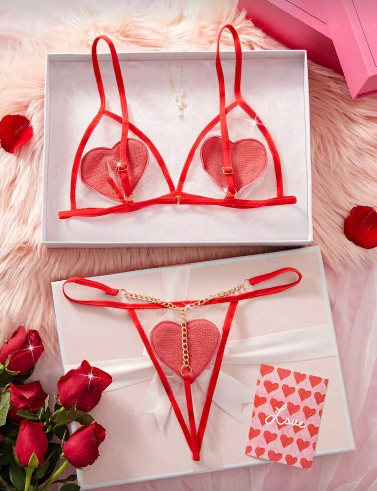 Fall In Love Lingerie Set