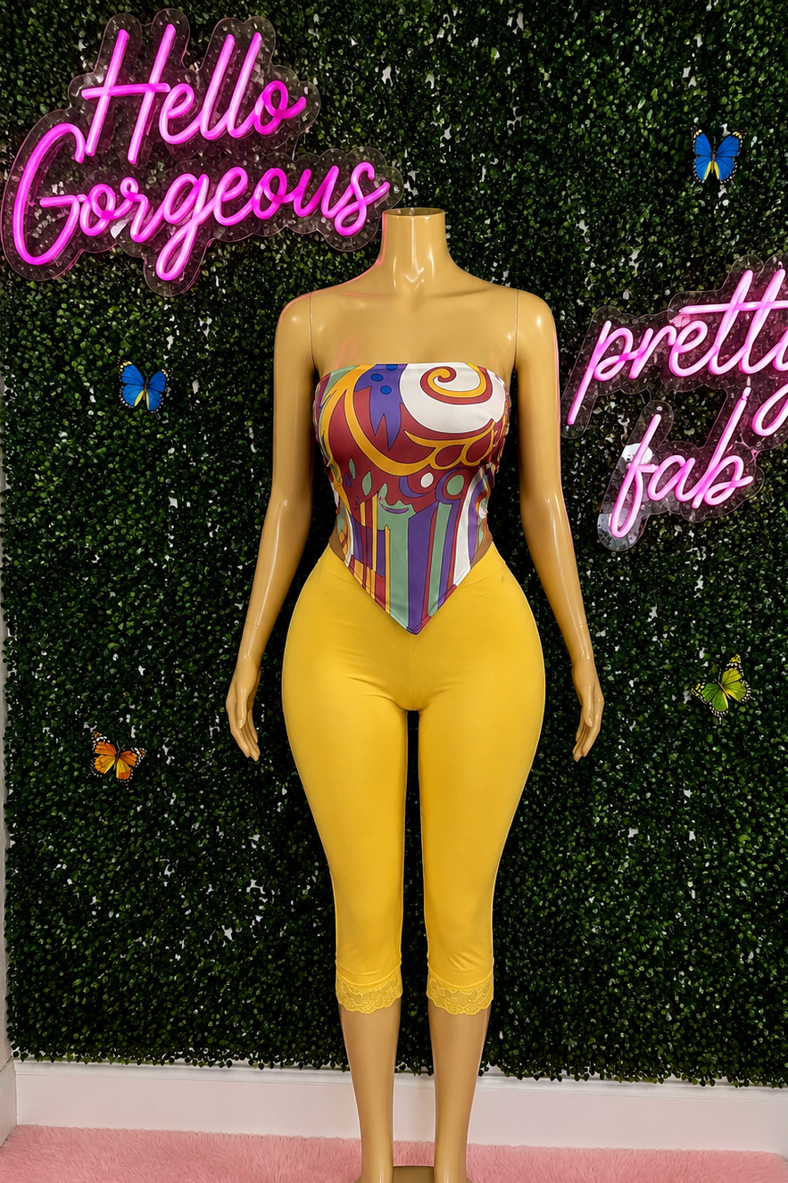 Sunshine Groove Capri Set