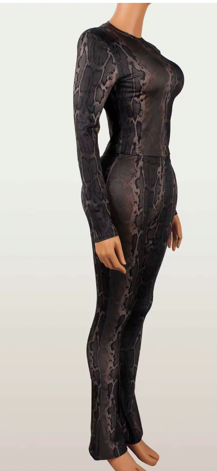IT Girl Two Piece Snakeskin Set