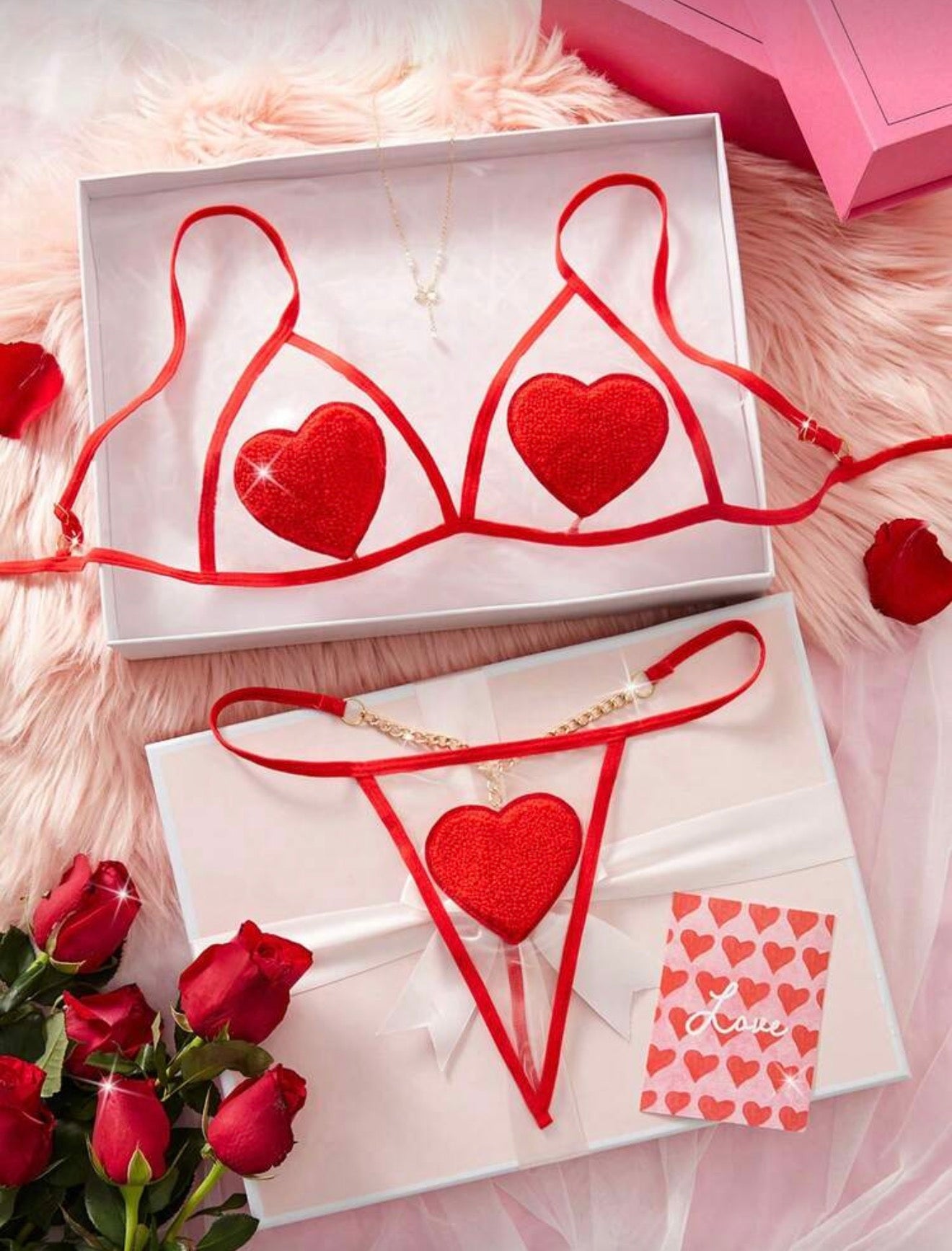 Fall In Love Lingerie Set