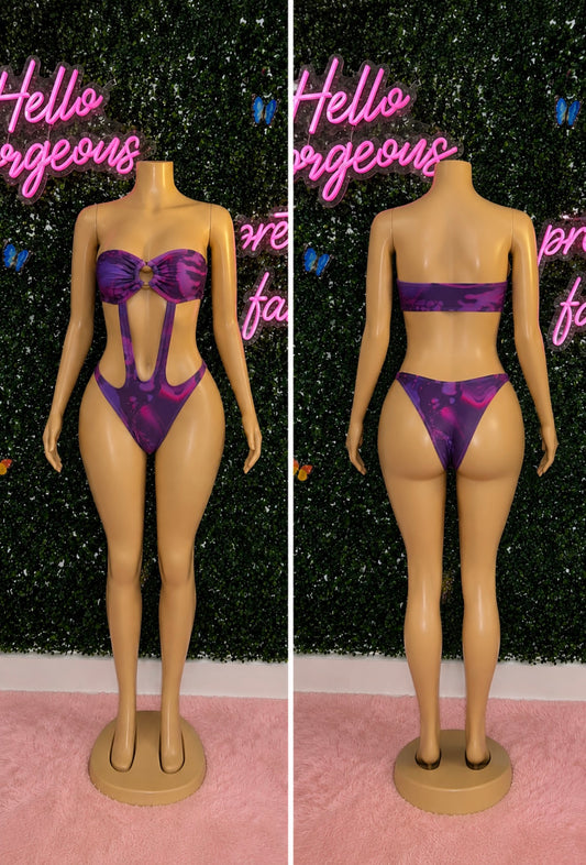 Plum Desire One-Piece Swimsuit