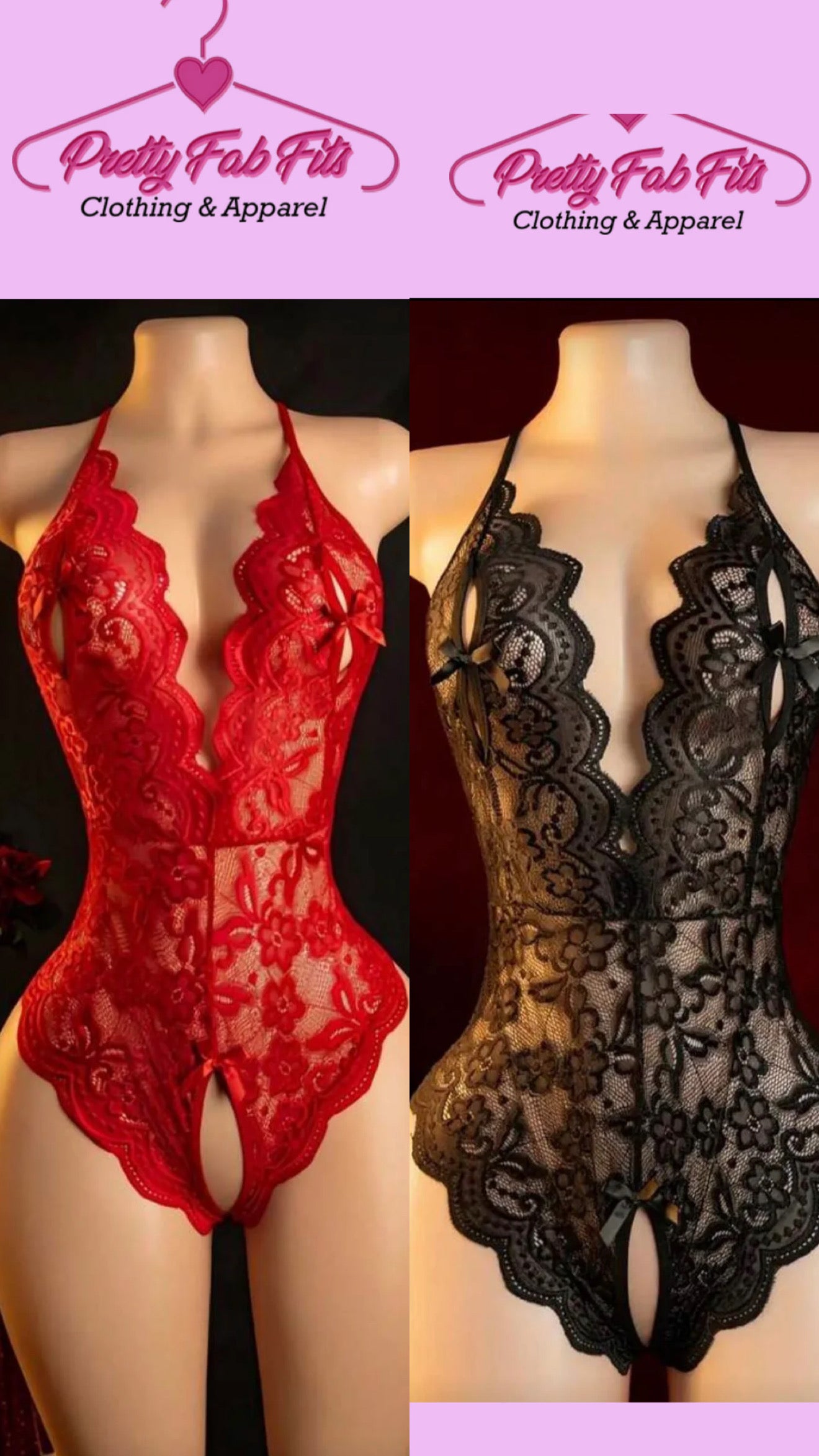 Be my Valentine Lingerie One Piece