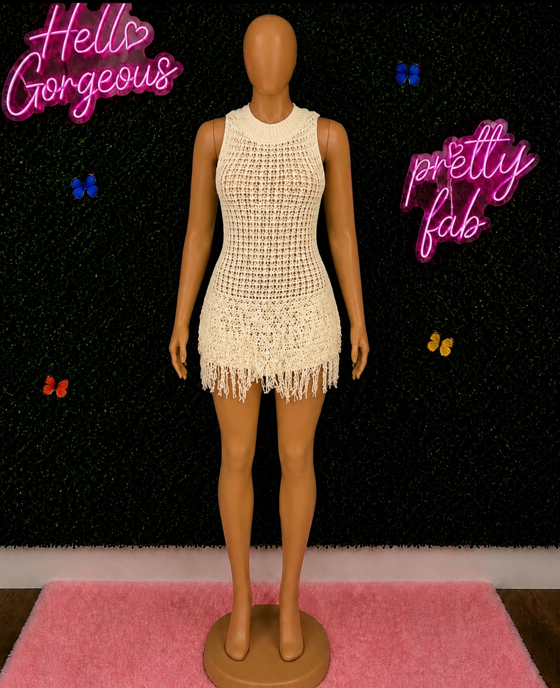 Crotchet Fringe Dress